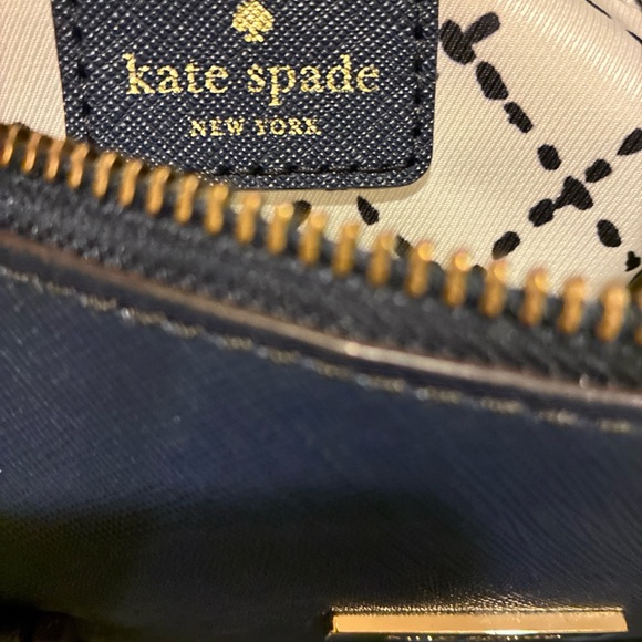 Kate Spade Newberry Lane Cassie large satchel blue - Picture 8 of 8